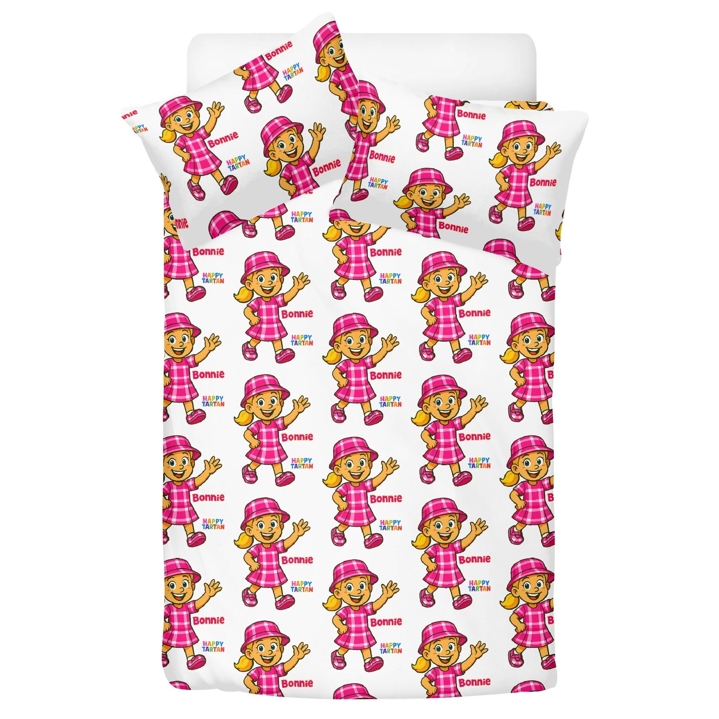 ๐๏ธ Bonnie's Custom Printed 3-Piece Bedding Set