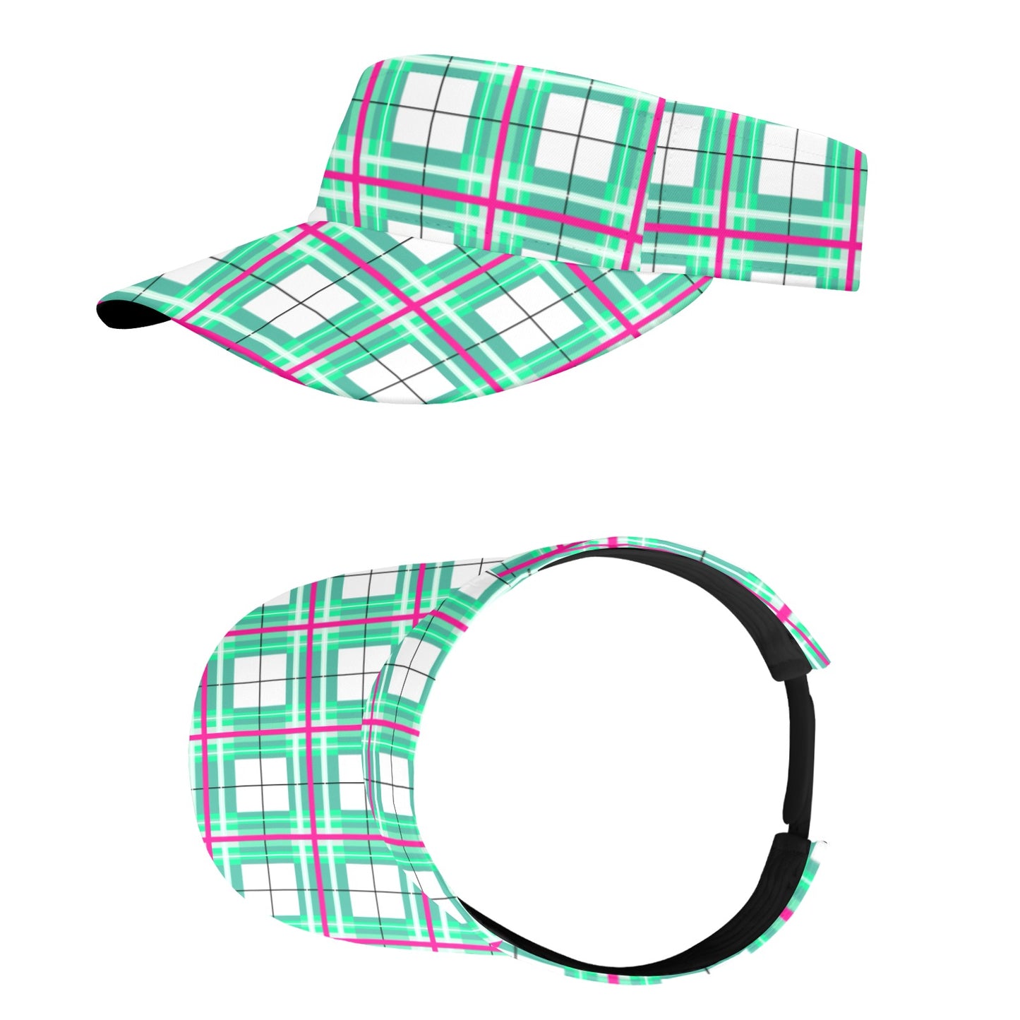 Tartan Sun Visor – 'Iona Sky' | Happy Tartan® - Happy Tartan