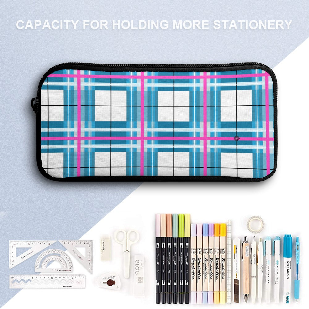 Blane's Bute Sky Tartan Backpack/Lunch Bag/Pencil, MakeUp Case