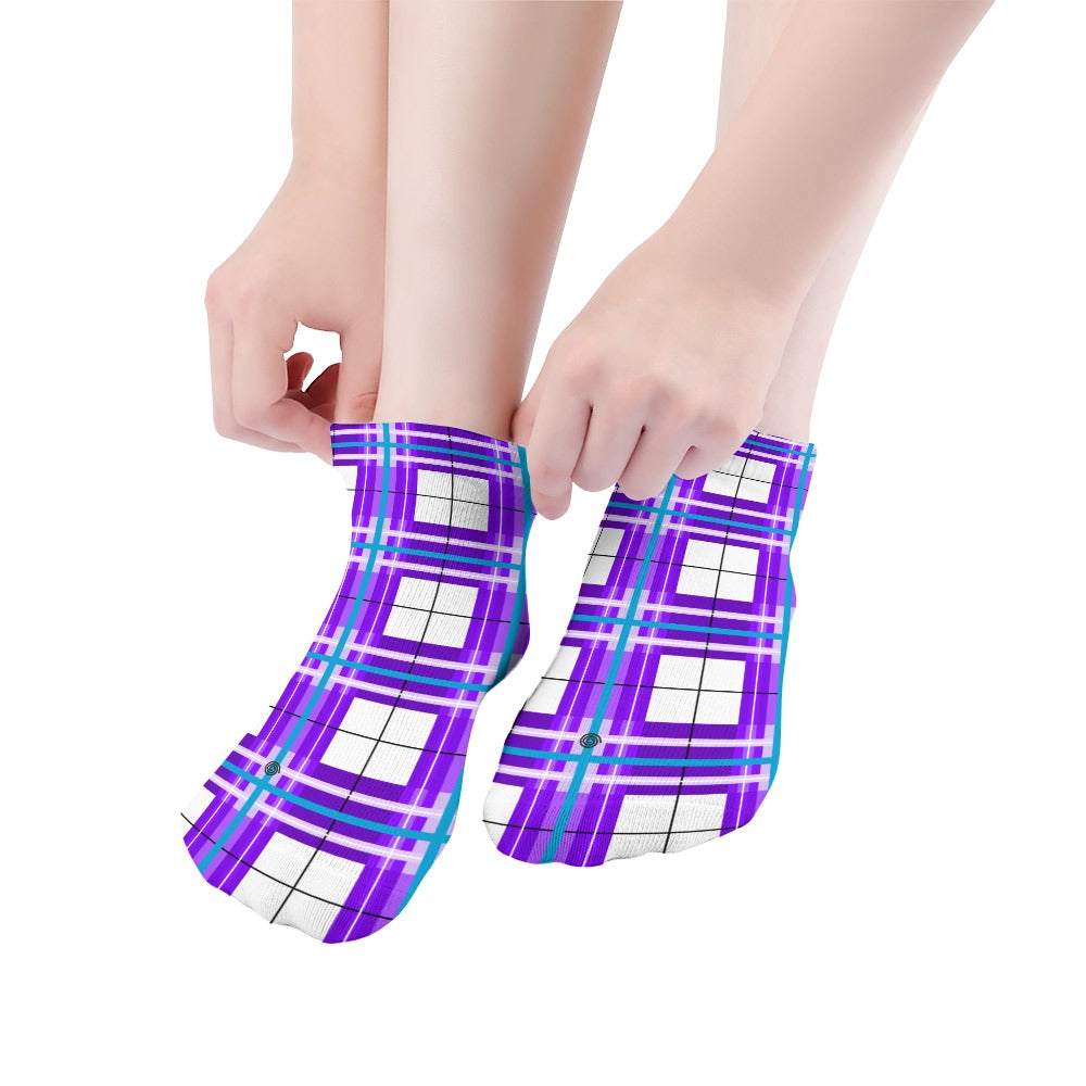 Kids Tartan Socks (5 Pairs) – 'Gigha Sky' | Happy Tartan® - Happy Tartan