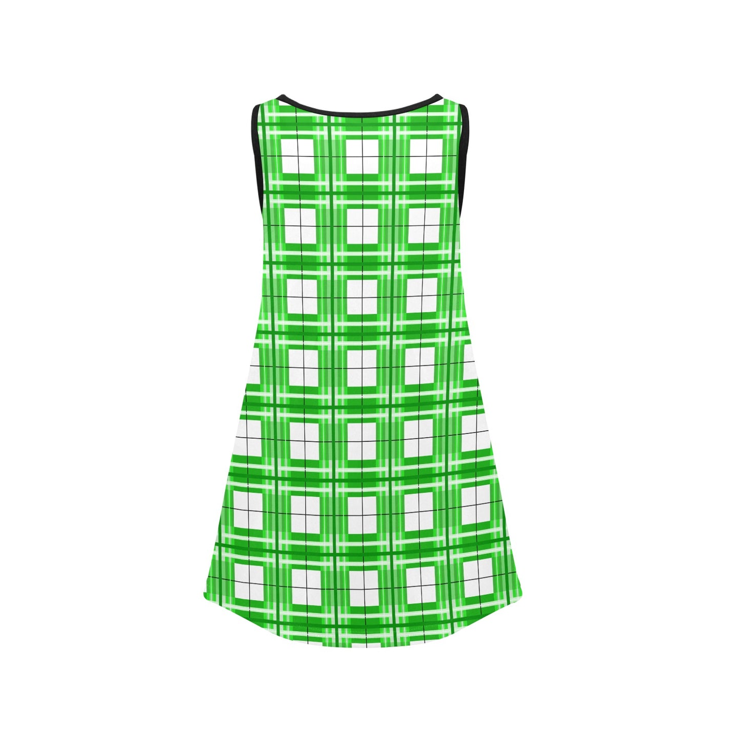 Girls' Sleeveless Dress – Colonsay Sky Tartan | Happy Tartan® - Happy Tartan