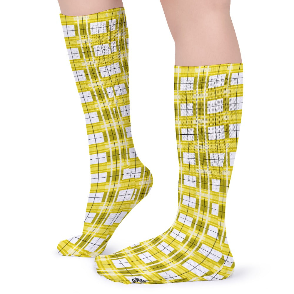 Kids Knee-Length Tartan Socks (5 Pairs) – 'Staffa Sky' | Happy Tartan® - Happy Tartan