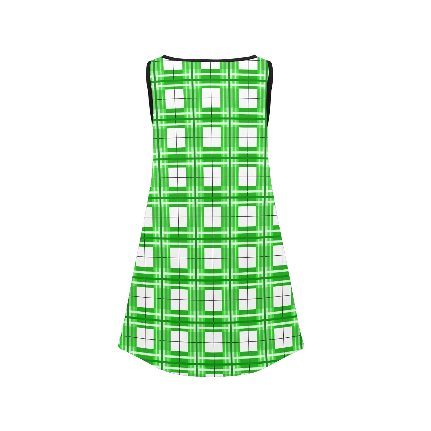 Girls' Sleeveless Dress – Colonsay Sky Tartan | Happy Tartan® - Happy Tartan