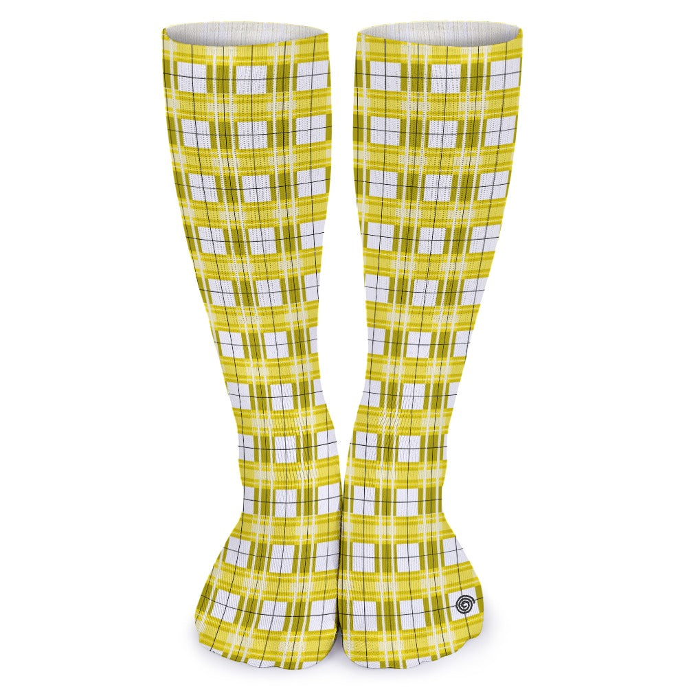 Kids Knee-Length Tartan Socks (5 Pairs) – 'Staffa Sky' | Happy Tartan® - Happy Tartan