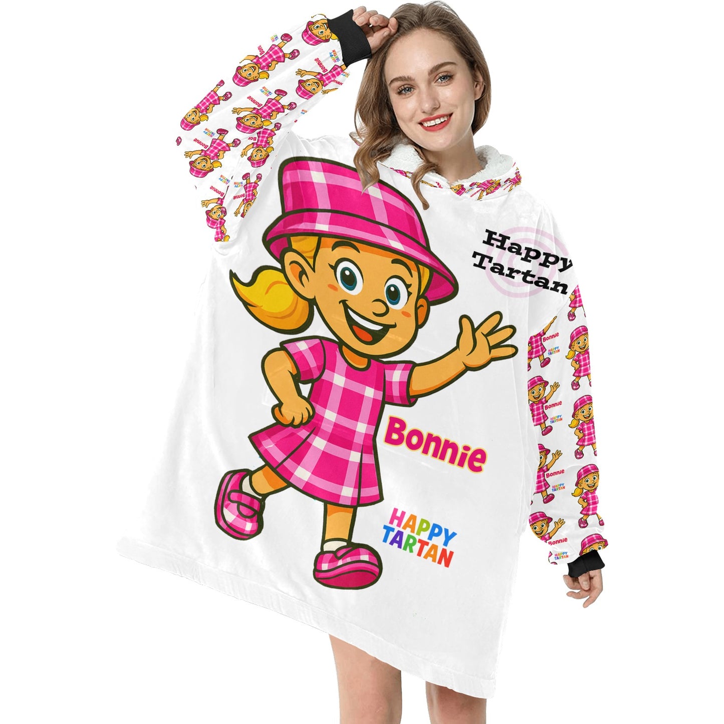 🛋️ Bonnie's Big Girl Blanket Snoodie - Age 8 and up