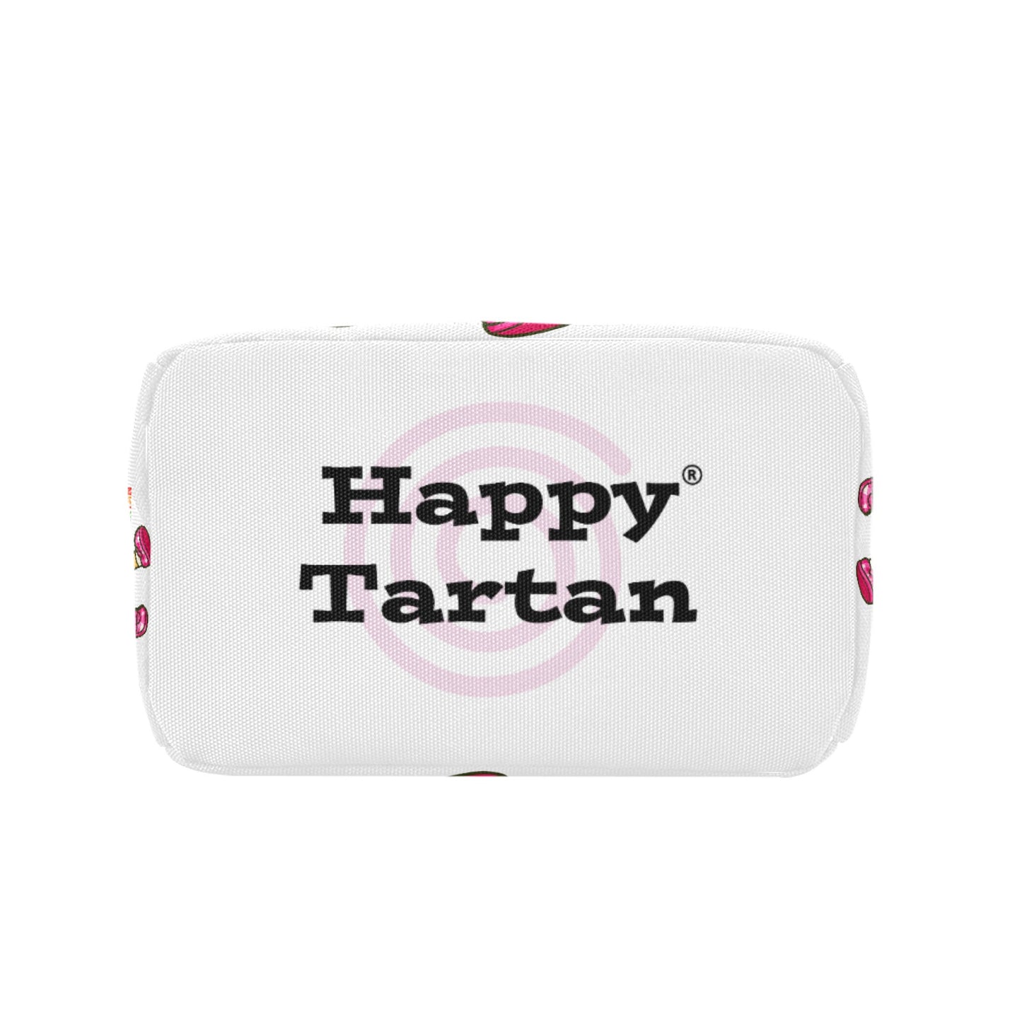 Insulated Zipper Lunch Bag - Happy Tartan