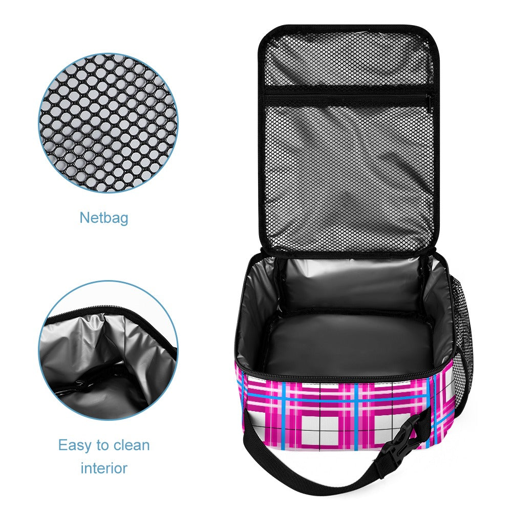 Alba's Islay Sky Tartan Backpack/Lunch Bag/Pencil, MakeUp Case
