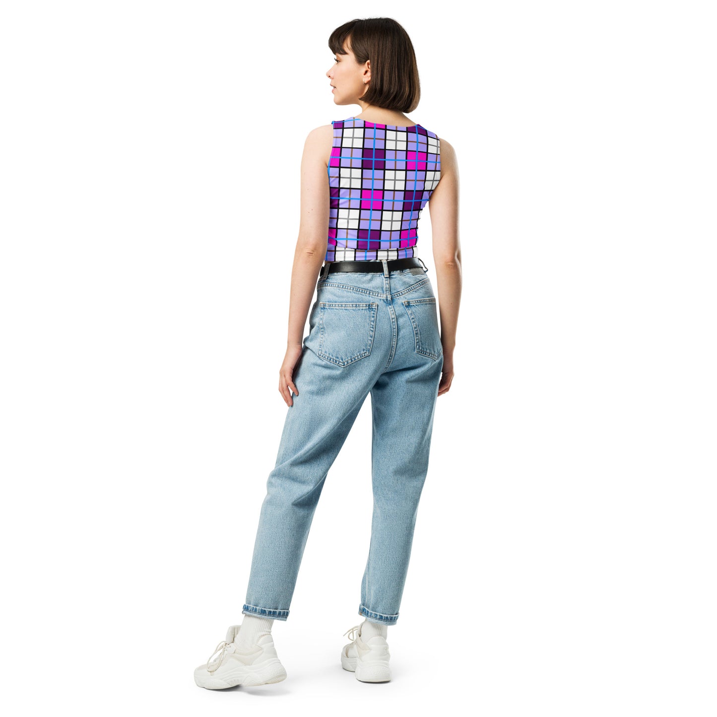 ✨Clyde Sky Sweet Happy Tartan® Crop Top✨ - Happy Tartan