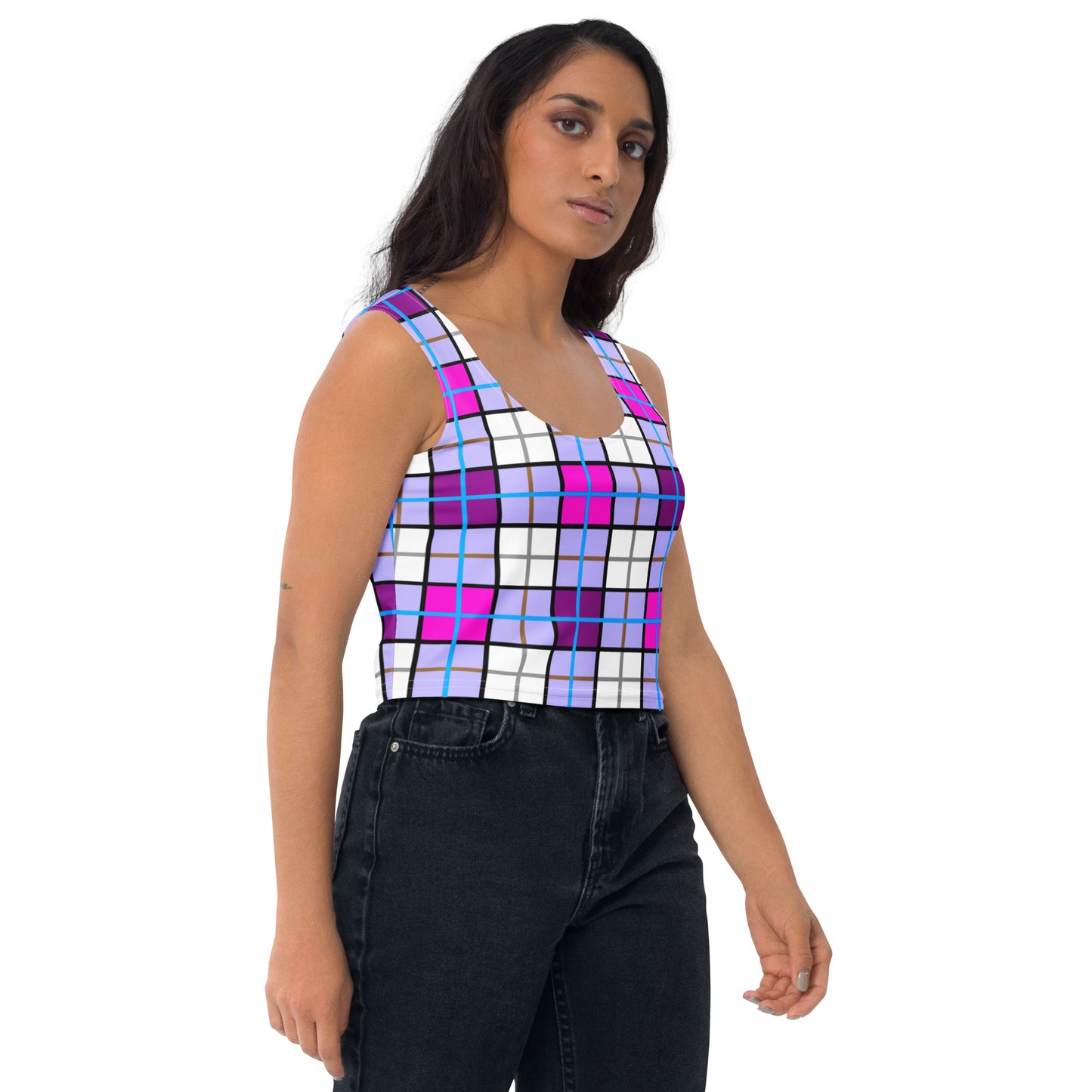 ✨Clyde Sky Sweet Happy Tartan® Crop Top✨ - Happy Tartan