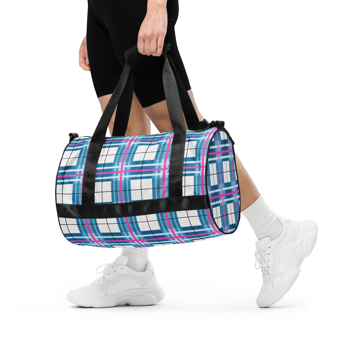 Tartan Gym Bag – 'Bute Sky' | Happy Tartan® - Happy Tartan