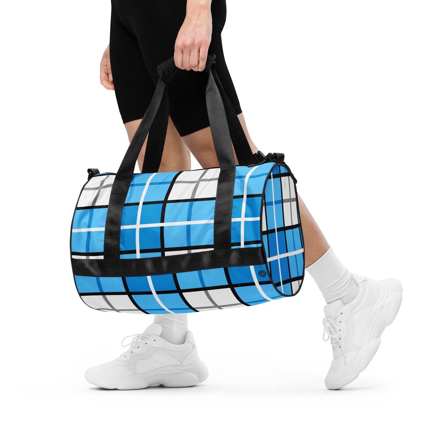 Tartan Gym Bag – 'Clyde Sky Blue' | Happy Tartan® - Happy Tartan