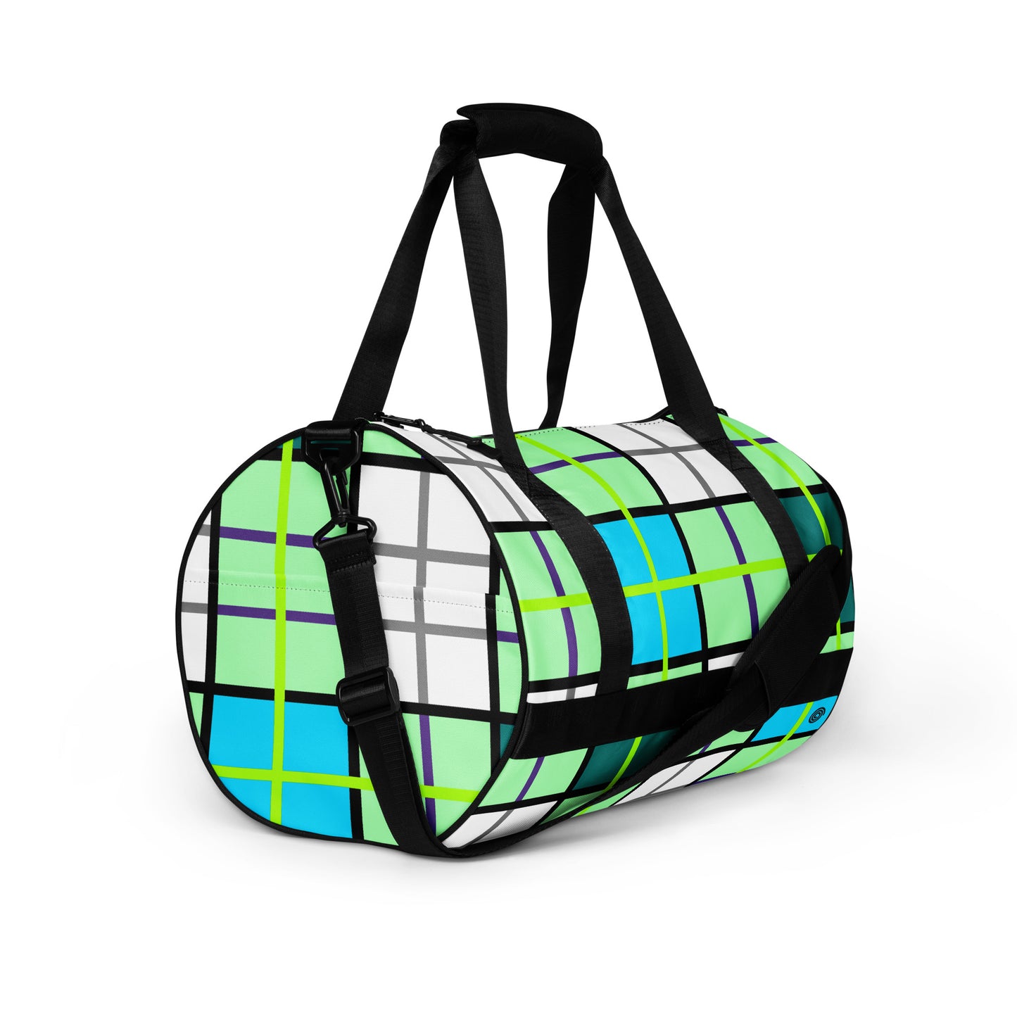 Tartan Gym Bag – 'Clyde Sky Green' | Happy Tartan® - Happy Tartan