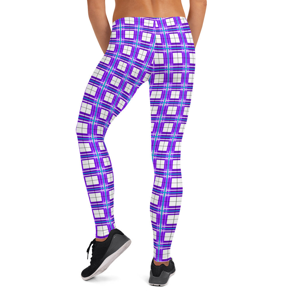 ✨'Gigha Sky' Happy Tartan® Ladies Leggings✨ - Happy Tartan