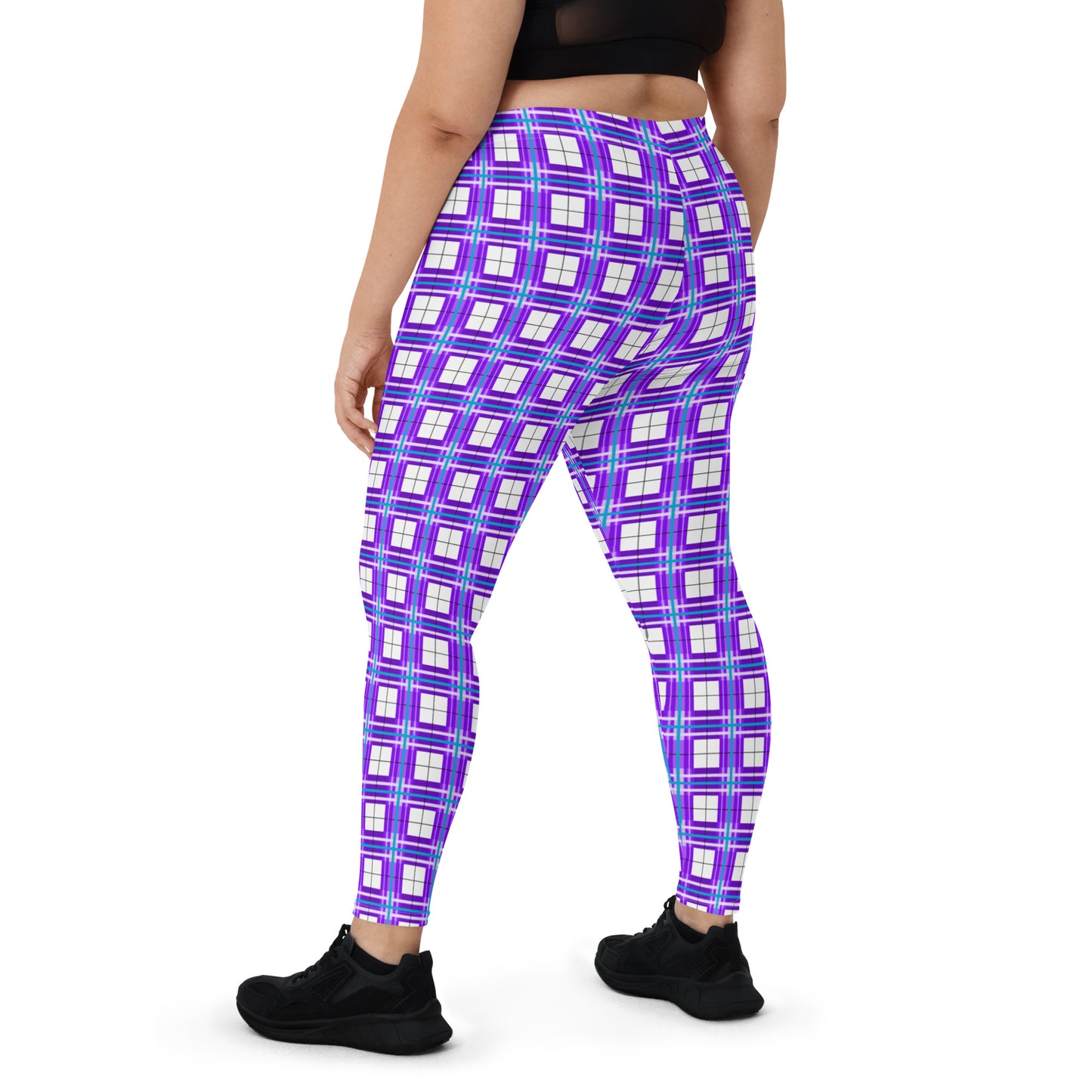✨'Gigha Sky' Happy Tartan® Ladies Leggings✨ - Happy Tartan