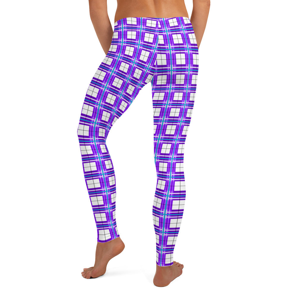 ✨'Gigha Sky' Happy Tartan® Ladies Leggings✨ - Happy Tartan