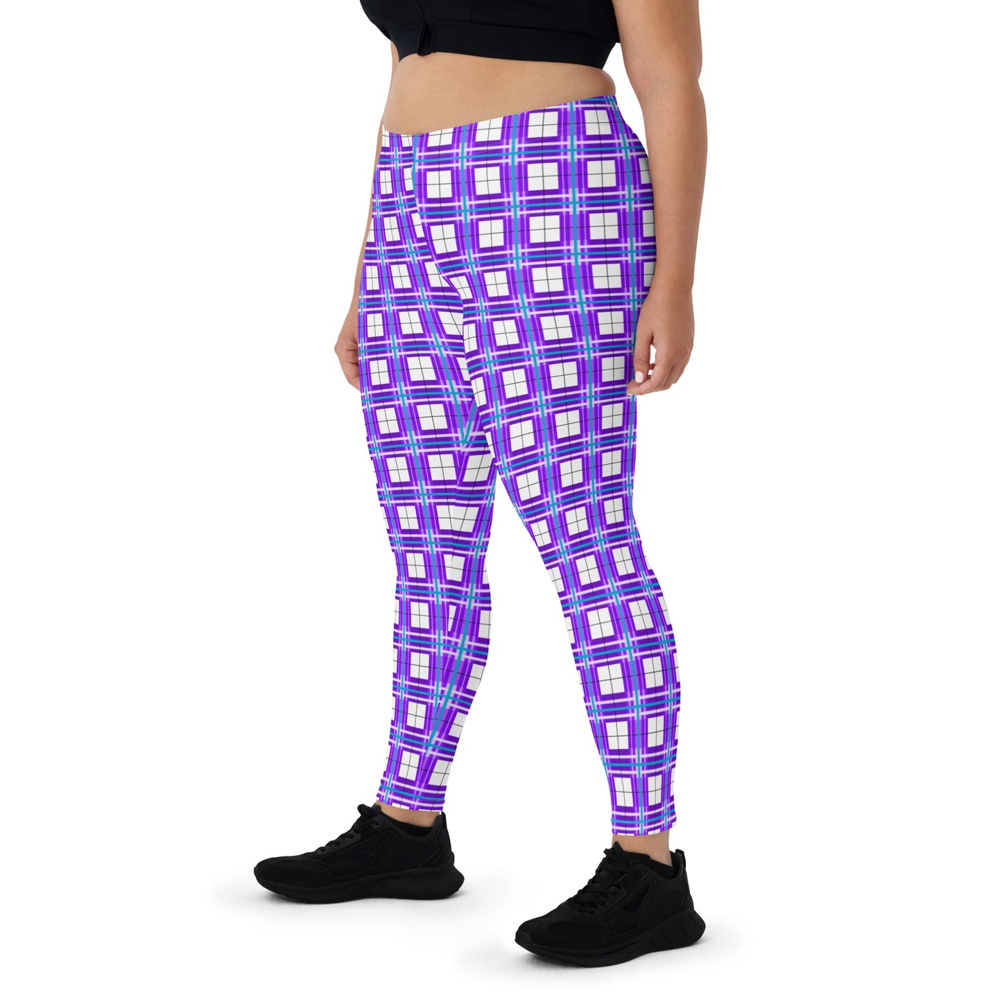✨'Gigha Sky' Happy Tartan® Ladies Leggings✨ - Happy Tartan