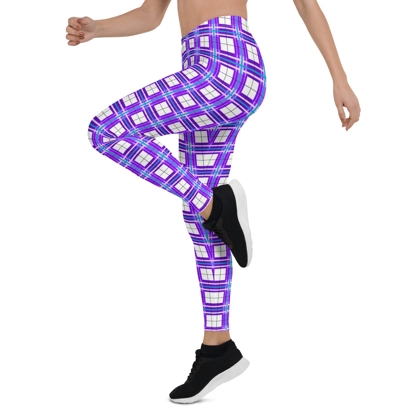 ✨'Gigha Sky' Happy Tartan® Ladies Leggings✨ - Happy Tartan