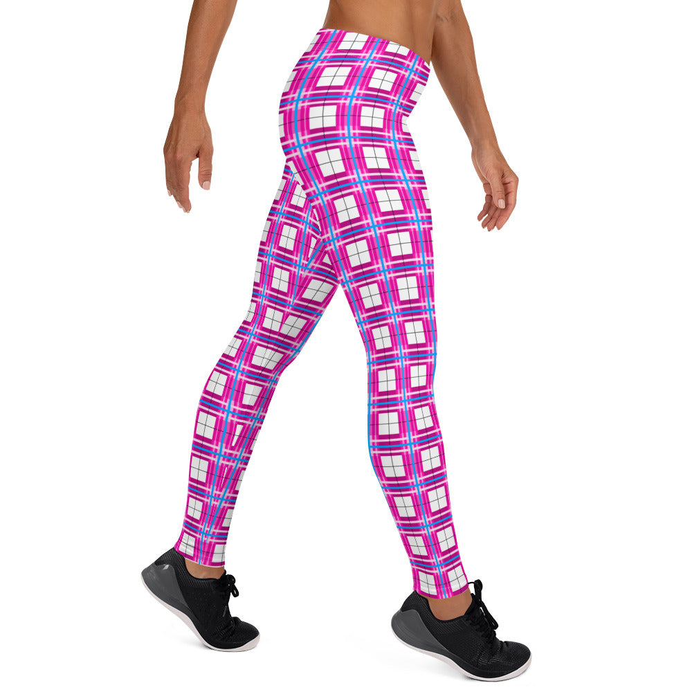 ✨'Islay Sky' Happy Tartan® Ladies Leggings✨ - Happy Tartan