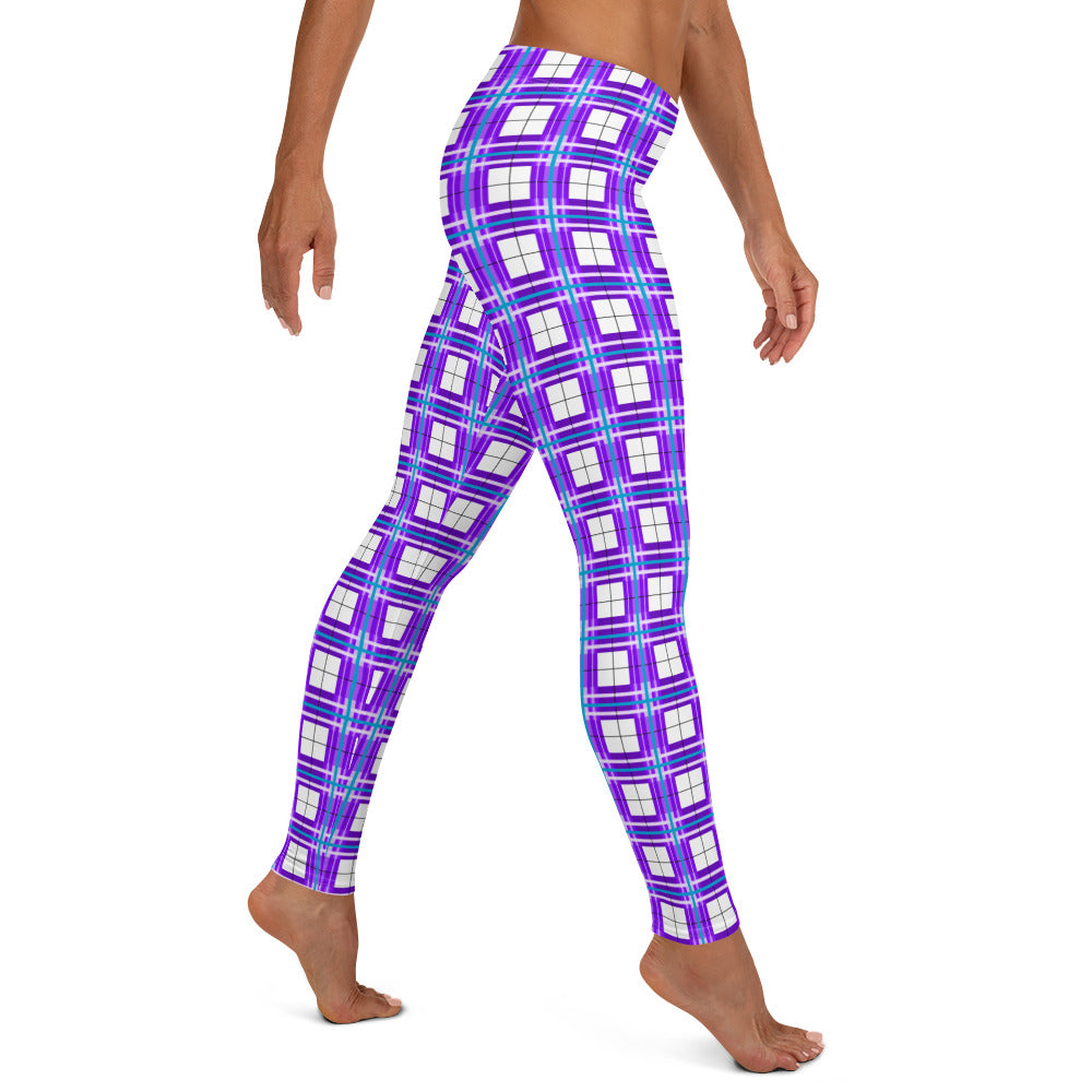 ✨'Gigha Sky' Happy Tartan® Ladies Leggings✨ - Happy Tartan