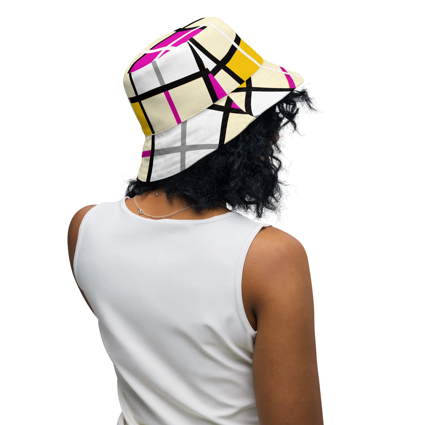 Reversible Tartan Bucket Hat – 'Clyde Sky Rhubarb' | Happy Tartan® - Happy Tartan