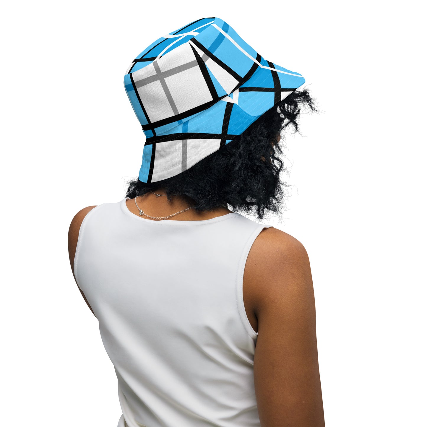 Reversible Tartan Bucket Hat – 'Clyde Sky Blue' | Happy Tartan® - Happy Tartan