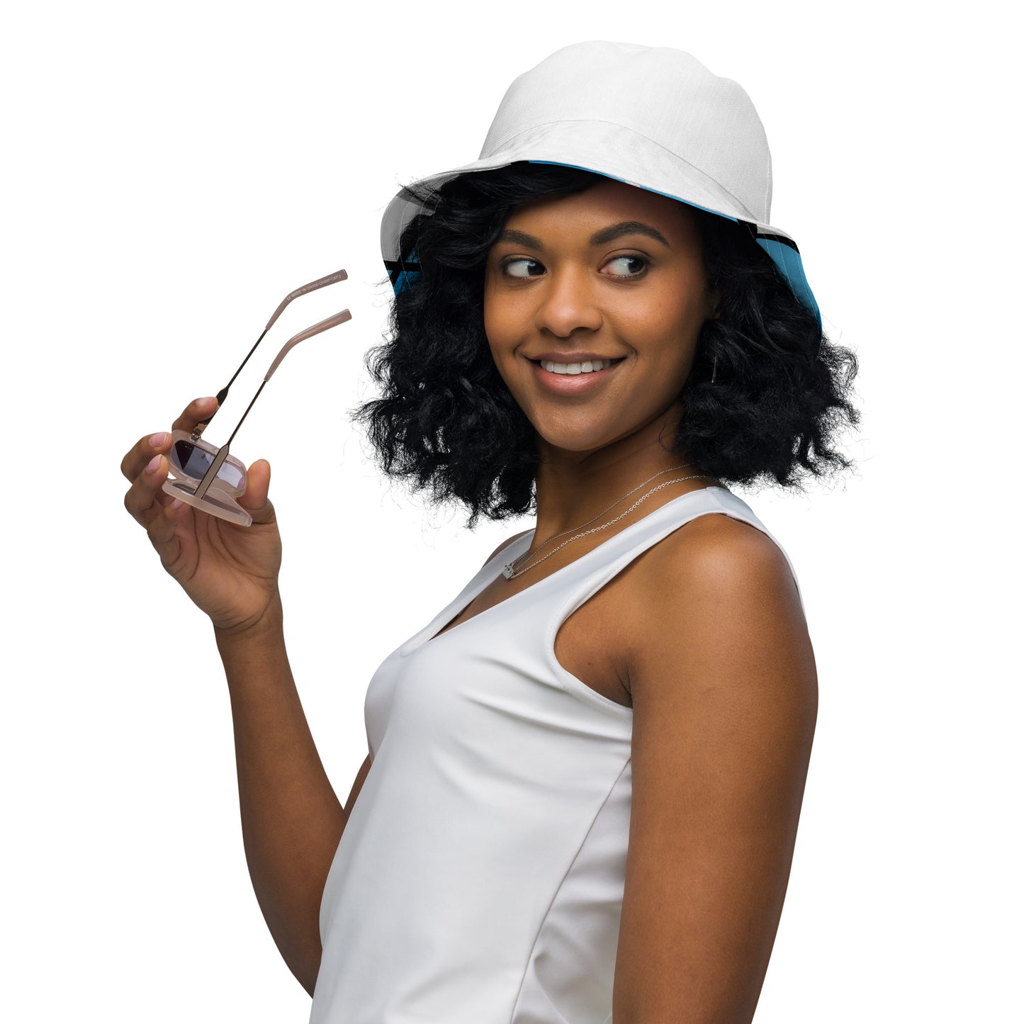 Reversible Tartan Bucket Hat – 'Clyde Sky Blue' | Happy Tartan® - Happy Tartan