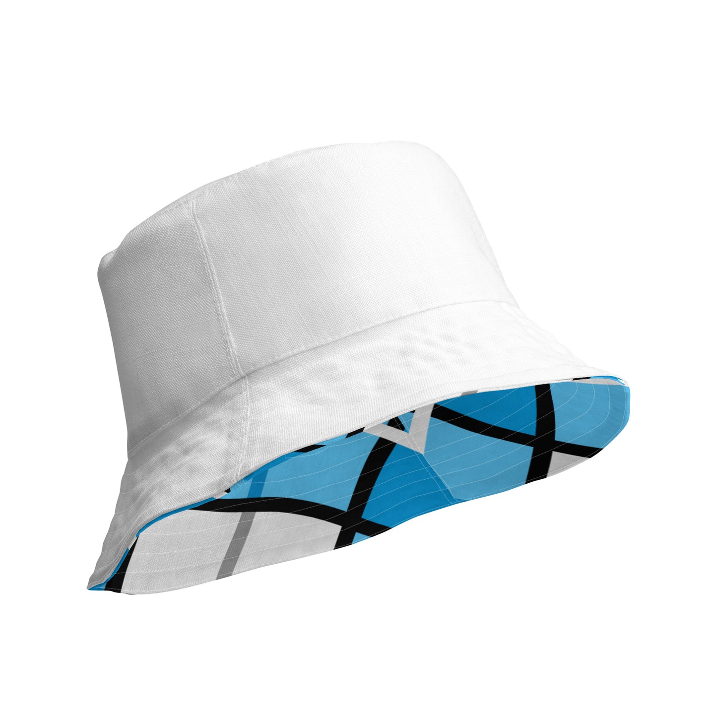 Reversible Tartan Bucket Hat – 'Clyde Sky Blue' | Happy Tartan® - Happy Tartan
