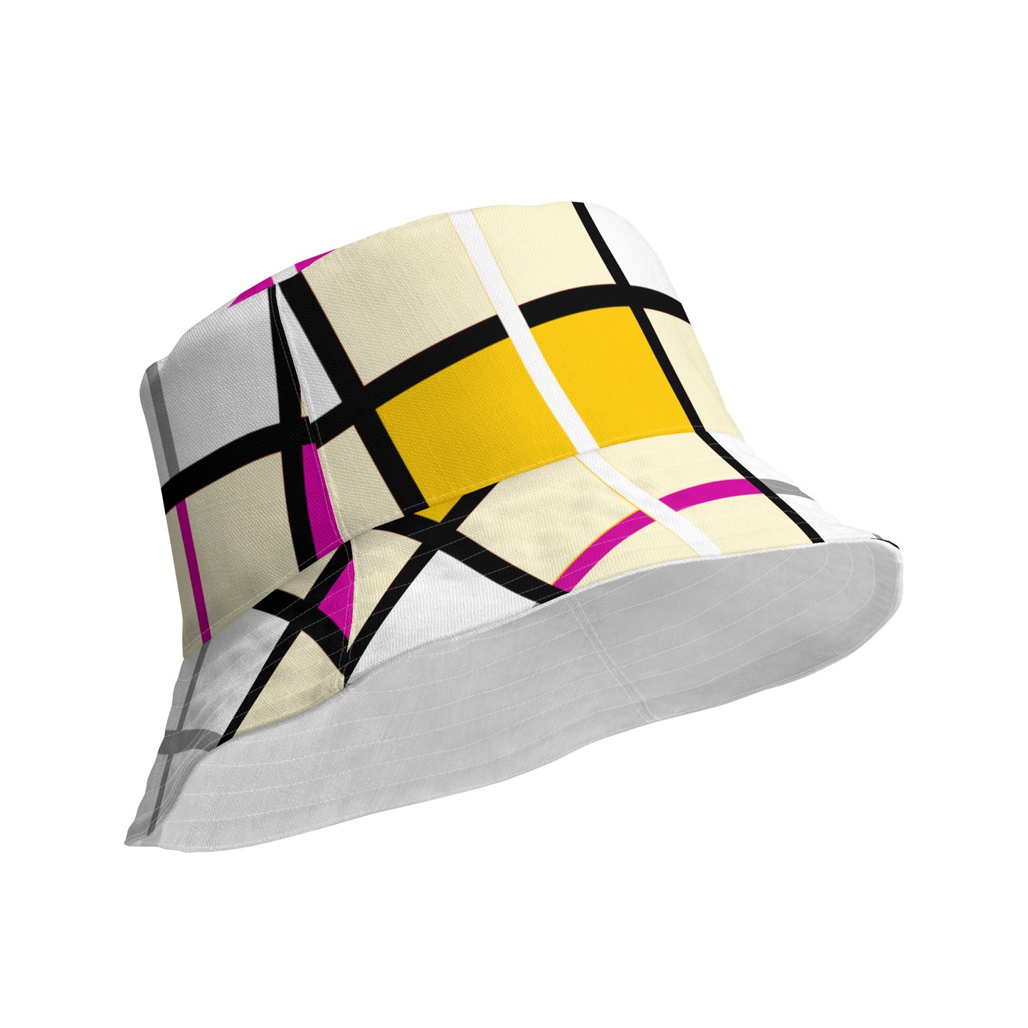 Reversible Tartan Bucket Hat – 'Clyde Sky Rhubarb' | Happy Tartan® - Happy Tartan