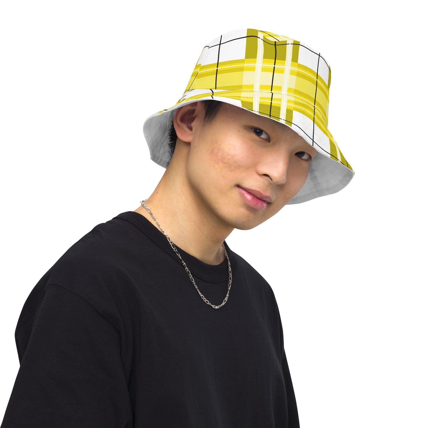 Reversible Tartan Bucket Hat – 'Staffa Sky' | Happy Tartan® - Happy Tartan