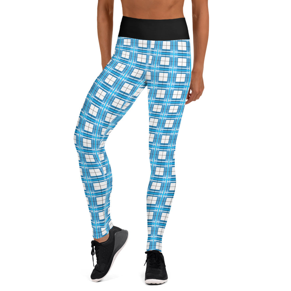✨'Jura Sky' Happy Tartan® Ladies Yoga Leggings✨ - Happy Tartan