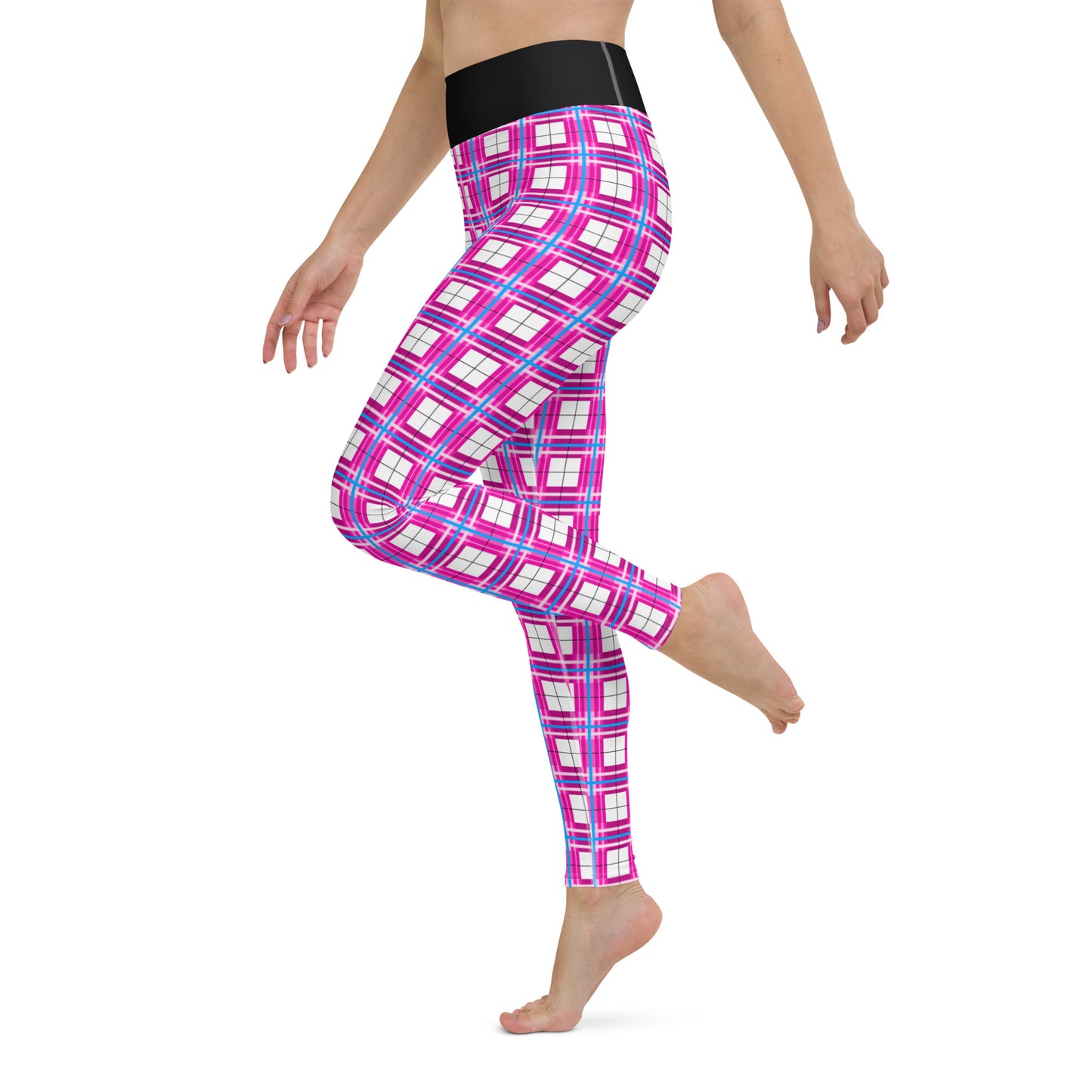 ✨'Islay Sky' Happy Tartan® Ladies Yoga Leggings✨ - Happy Tartan