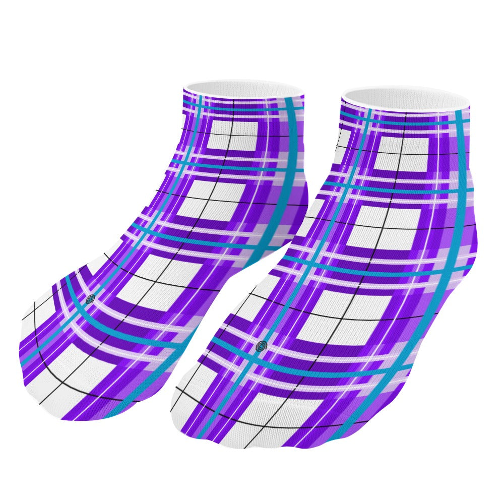Kids Tartan Socks (5 Pairs) – 'Gigha Sky' | Happy Tartan® - Happy Tartan