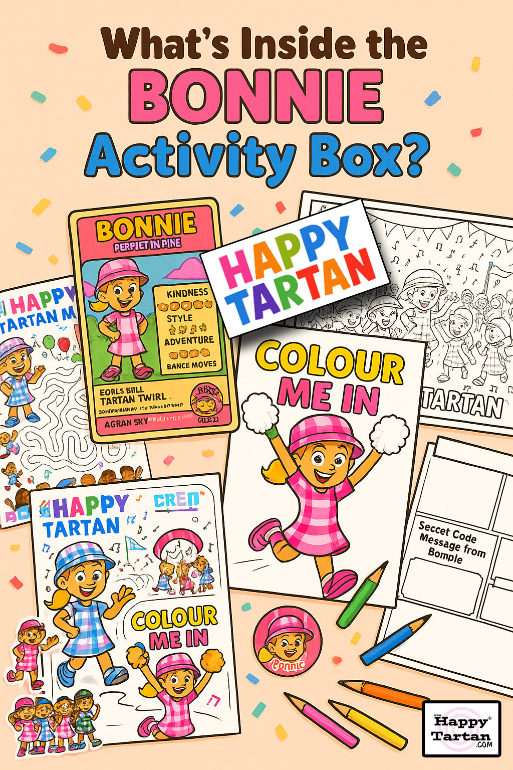 💖'Bonnie & the Big Tartan Parade' Story Book & Activity Gift Box 💖