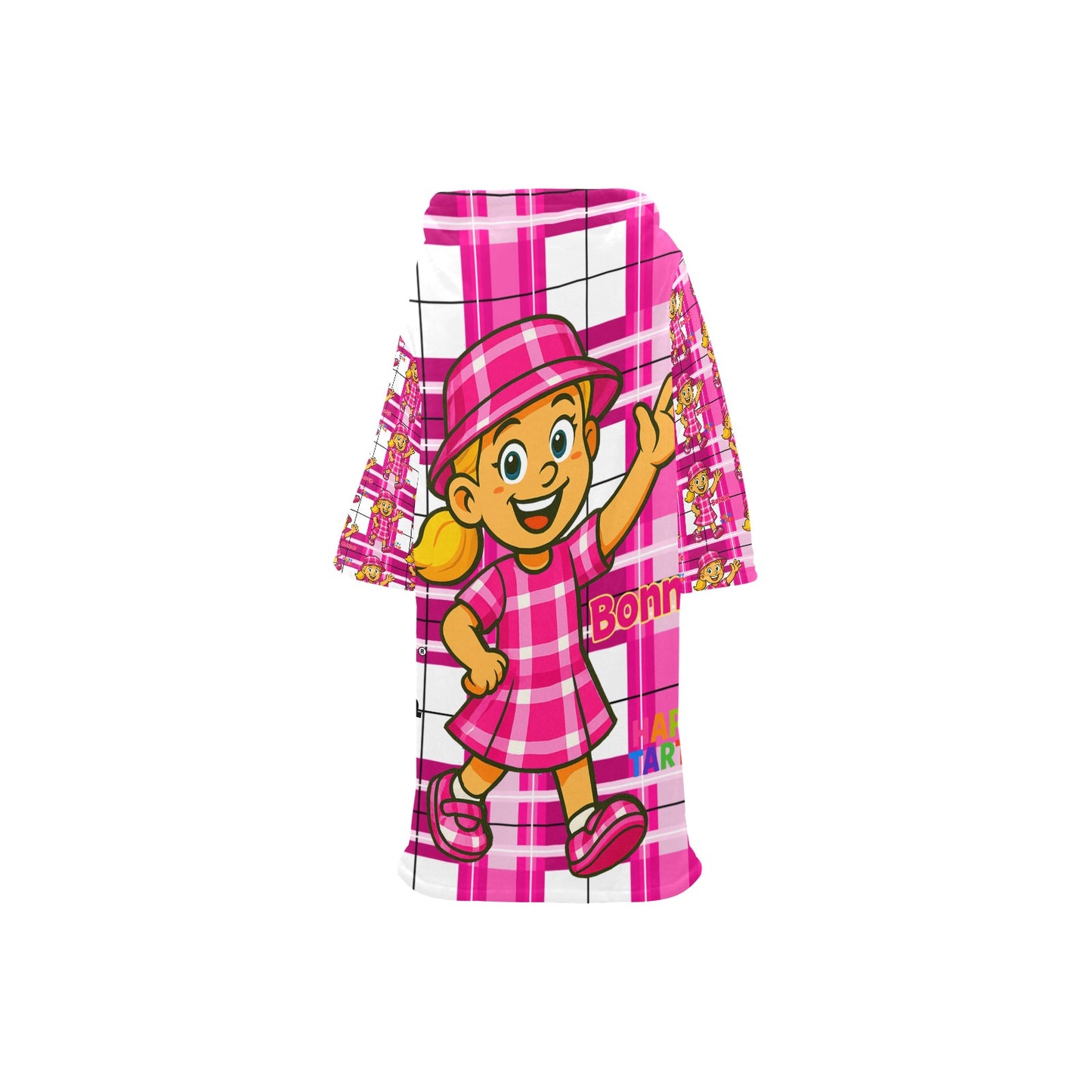 🛋️ Bonnie's Kids’ Blanket Robe with Sleeves