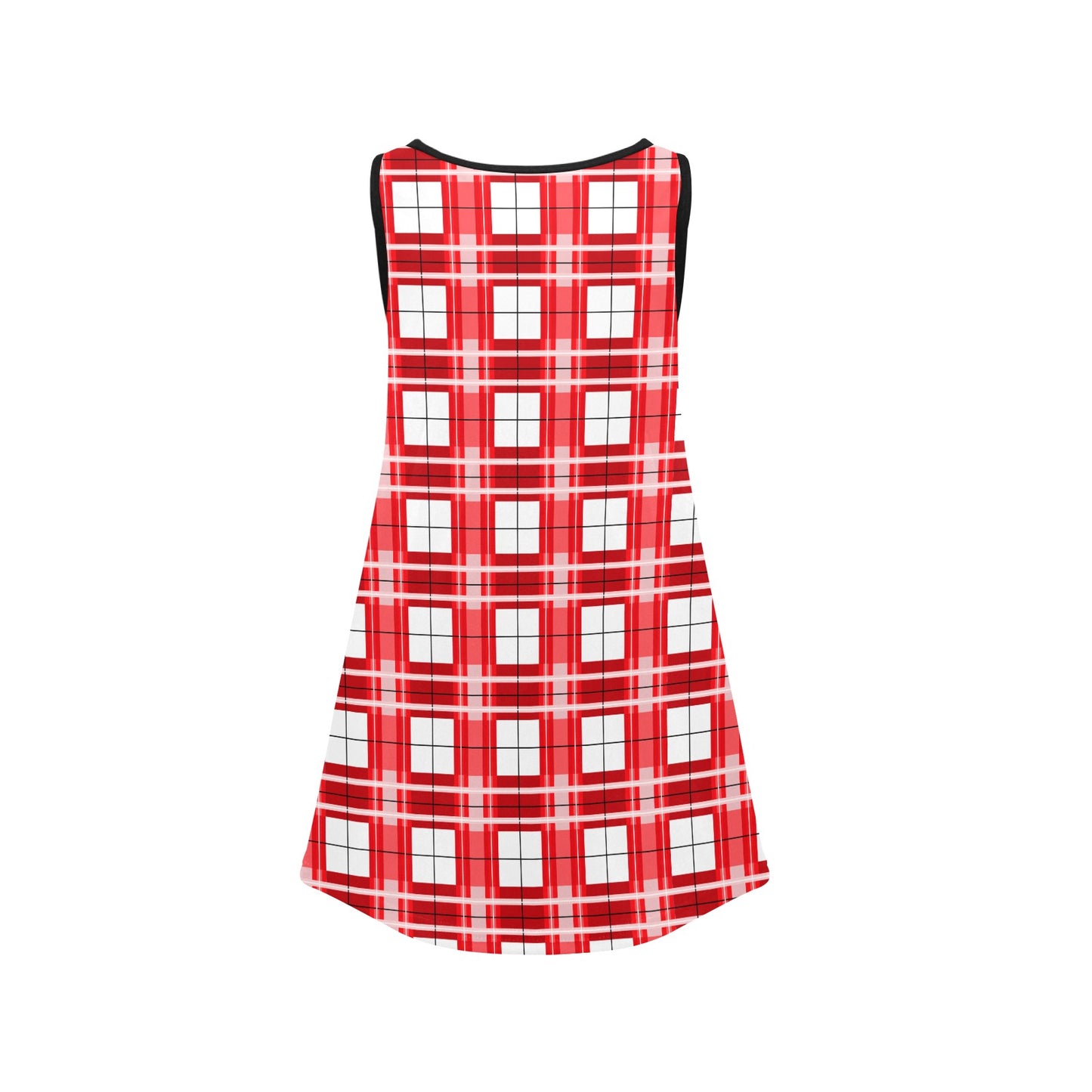 Girls' Sleeveless Dress – Mull Sky Tartan | Happy Tartan® - Happy Tartan