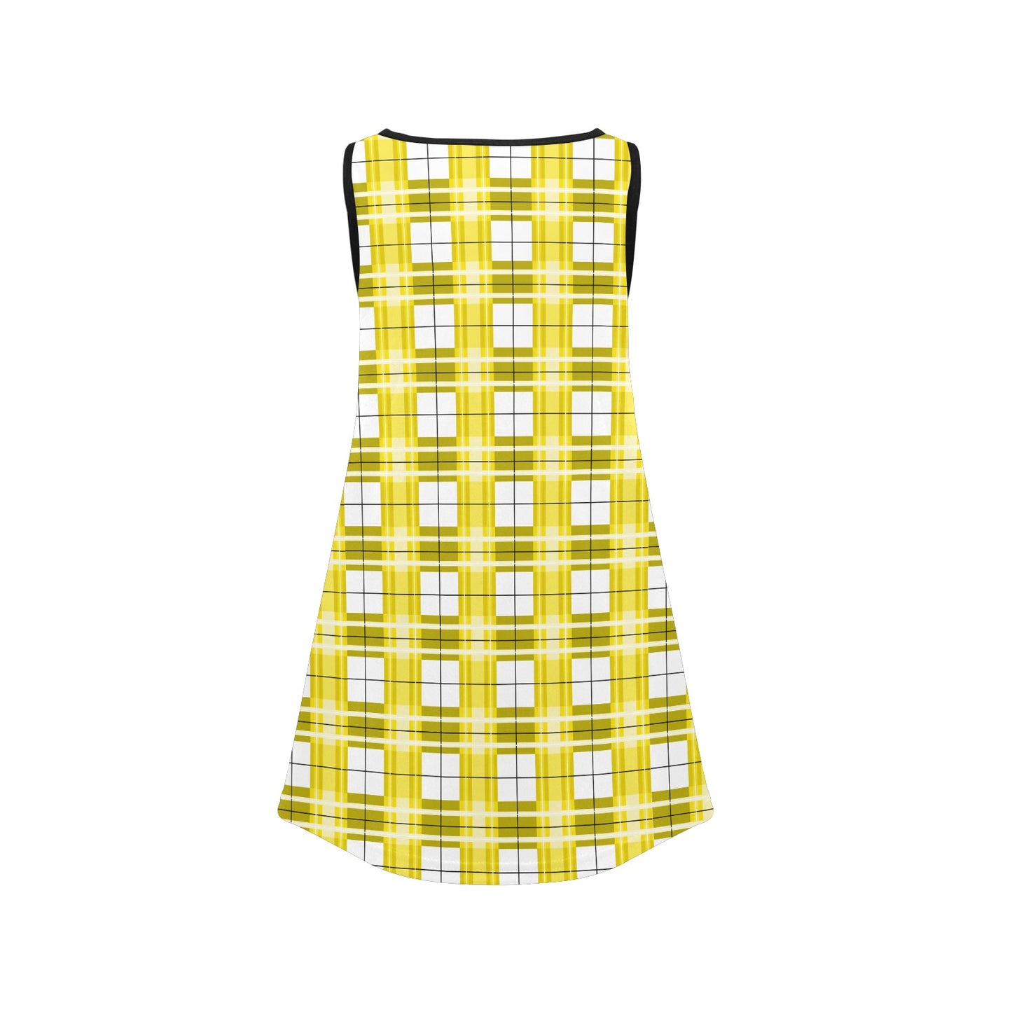 Girls' Sleeveless Dress – Staffa Sky Tartan | Happy Tartan® - Happy Tartan
