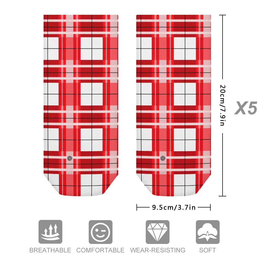Kids Tartan Socks (5 Pairs) – 'Mull Sky' | Happy Tartan® - Happy Tartan