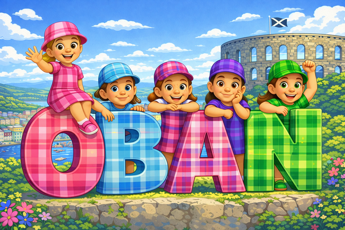 The Happy Tartan Girls in Oban ⚓🐟✨