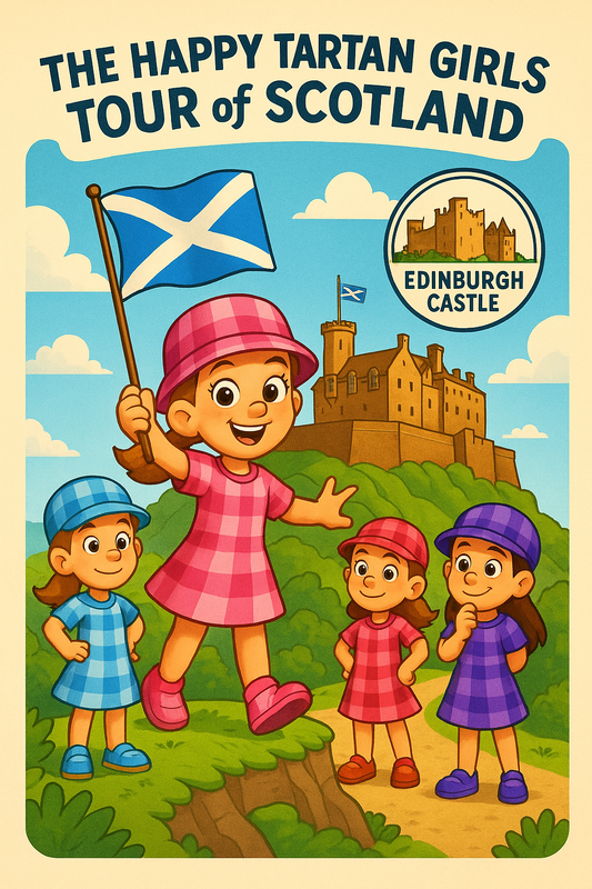 🌈 The Happy Tartan Girls Hit the Road - on a World Tour of Scotland 💙💚💜💗