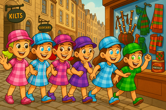 🛍️ The Happy Tartan Girls Go Shopping in Edinburgh!