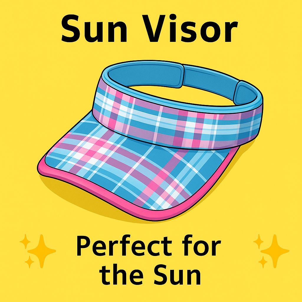✨Sun Visor - Happy Tartan