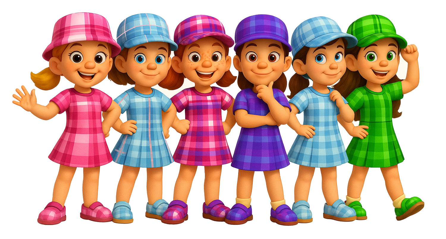 Happy Tartan® Girls | Meet the Colourful Crew Behind the Tartan Magic 💖✨