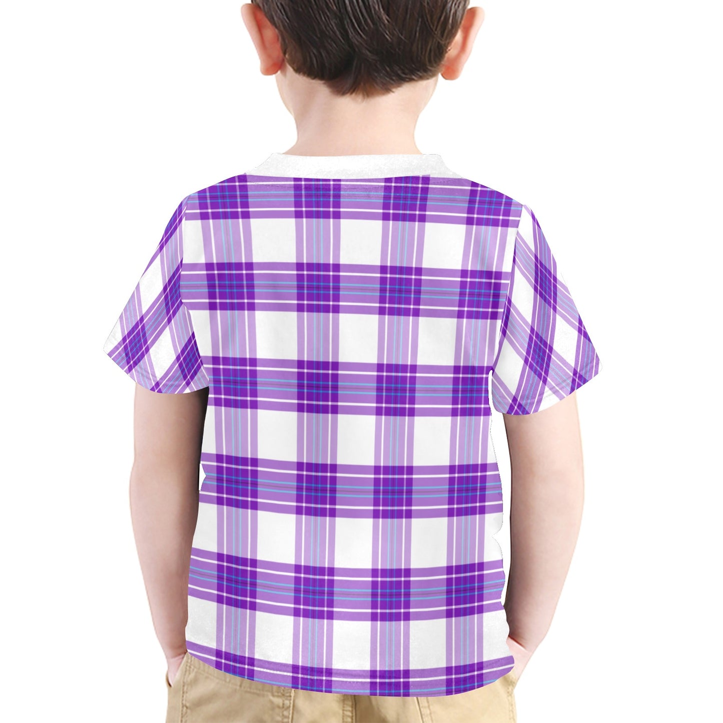 Isle of Bute Tartan Festival Purple Kids T - Free p&p
