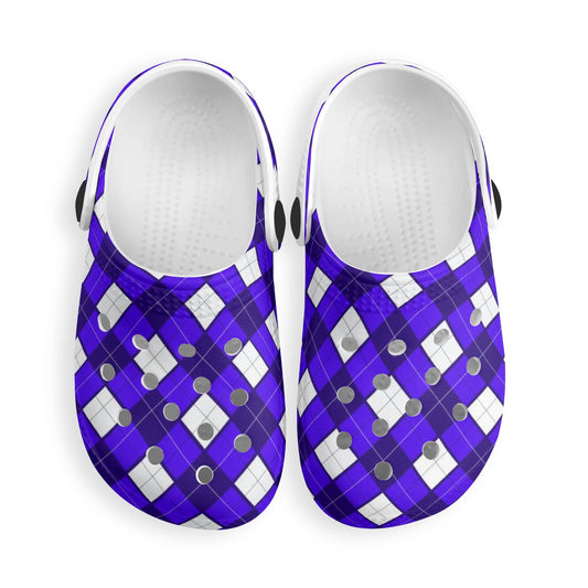 ✨Happy Tartan - Happy FEET - Kids Classic Clogs✨