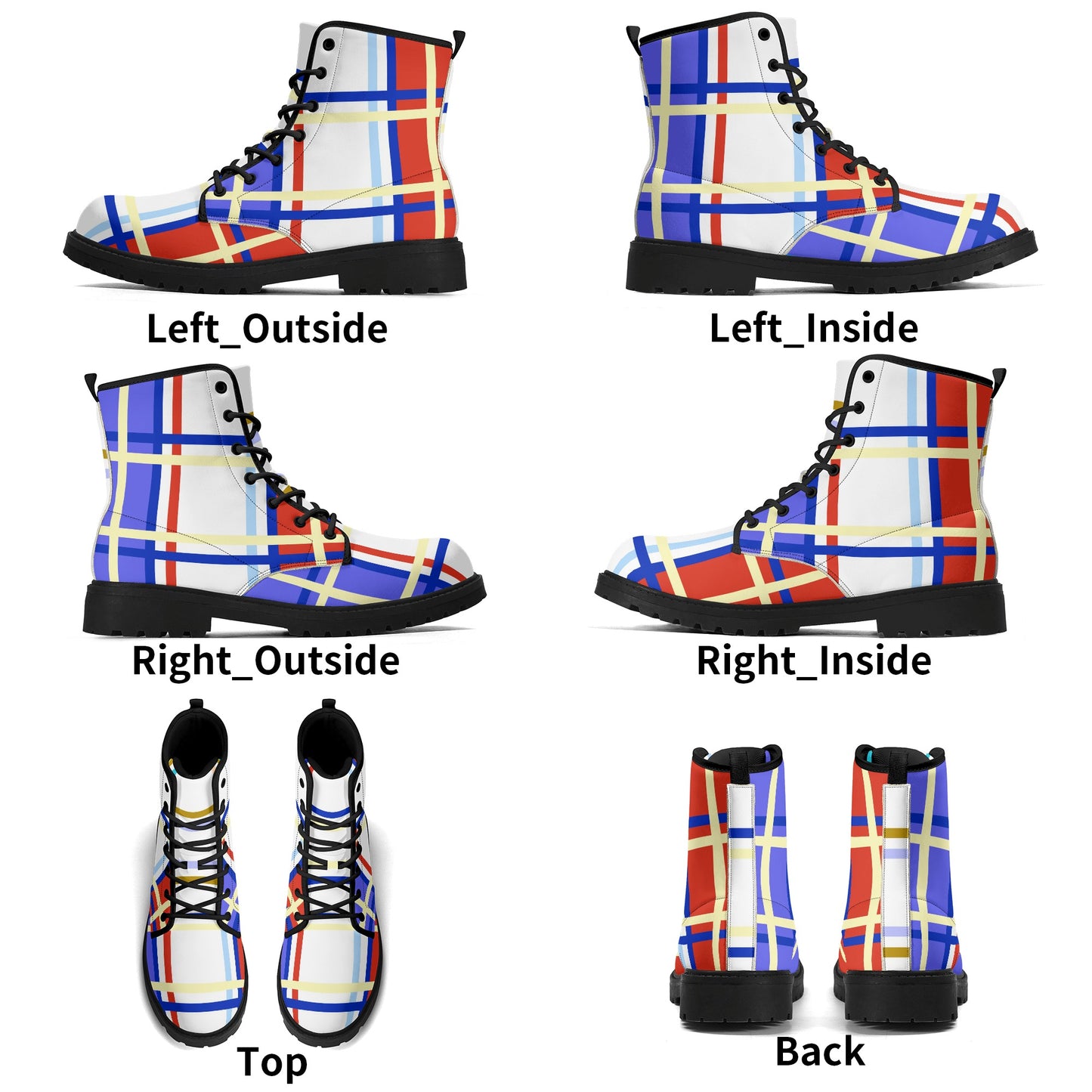 Scottish Island Sky Tartan Women's Leather Boots - Free P&P Worldwide