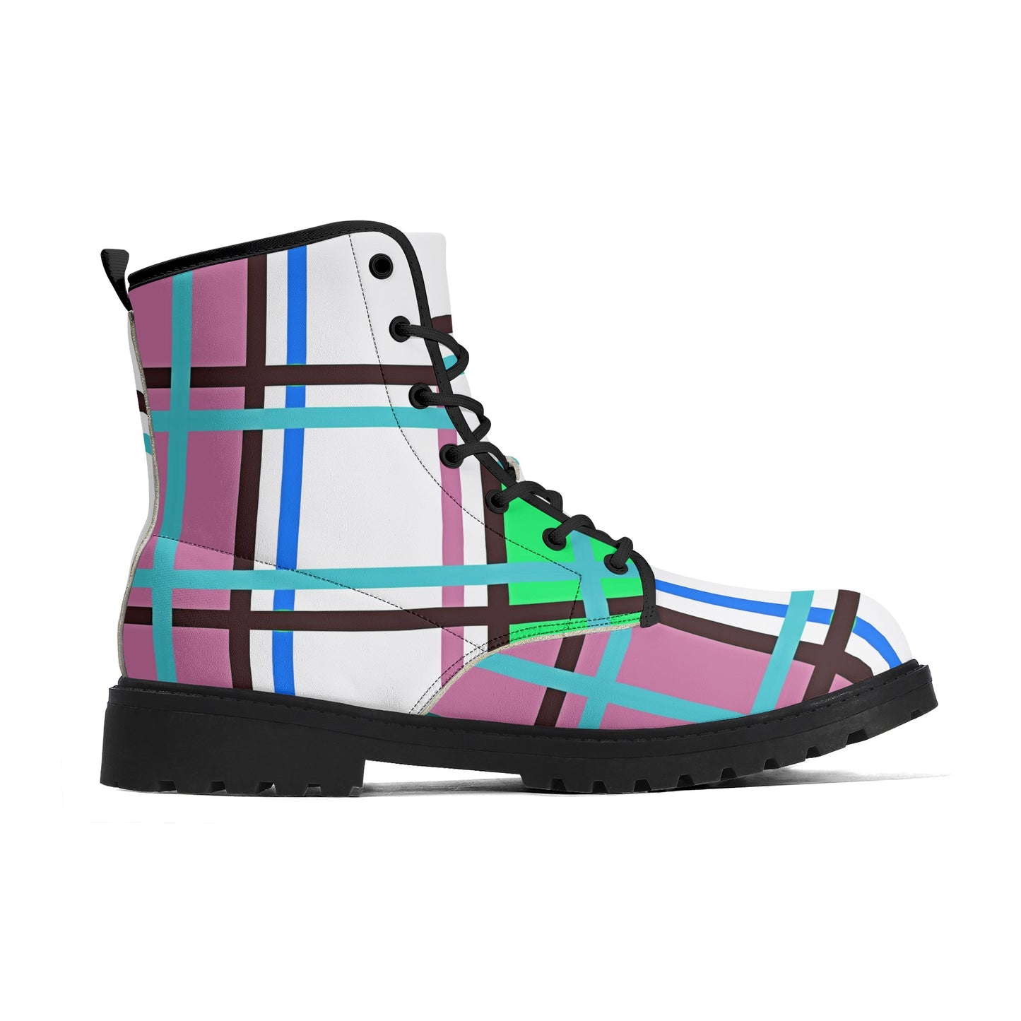 Scottish Island Sky Tartan Women's Leather Boots - Free P&P Worldwide