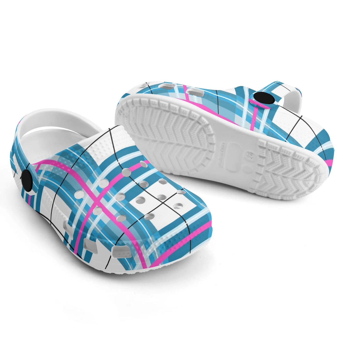 Bute Sky Tartan Kids Classic Soft Sandals - Free P&P Worldwide - Free P&P Worldwide