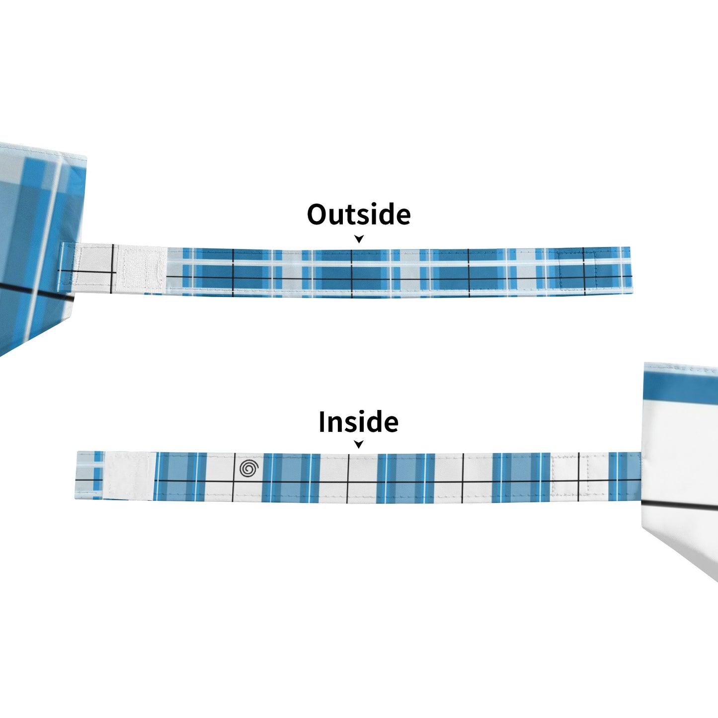 'Jura Sky' Happy Tartan Fully Auto Open & Close Umbrella Printing Inside - Free P&P Worldwide