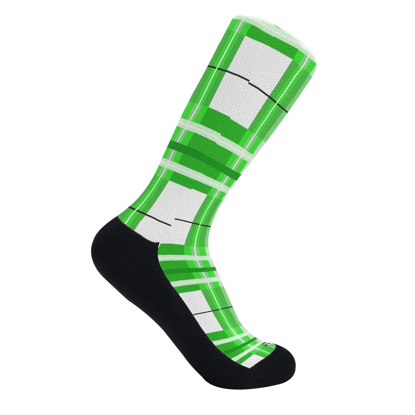 Happy Tartan Crew Socks - Free p&p Worldwide