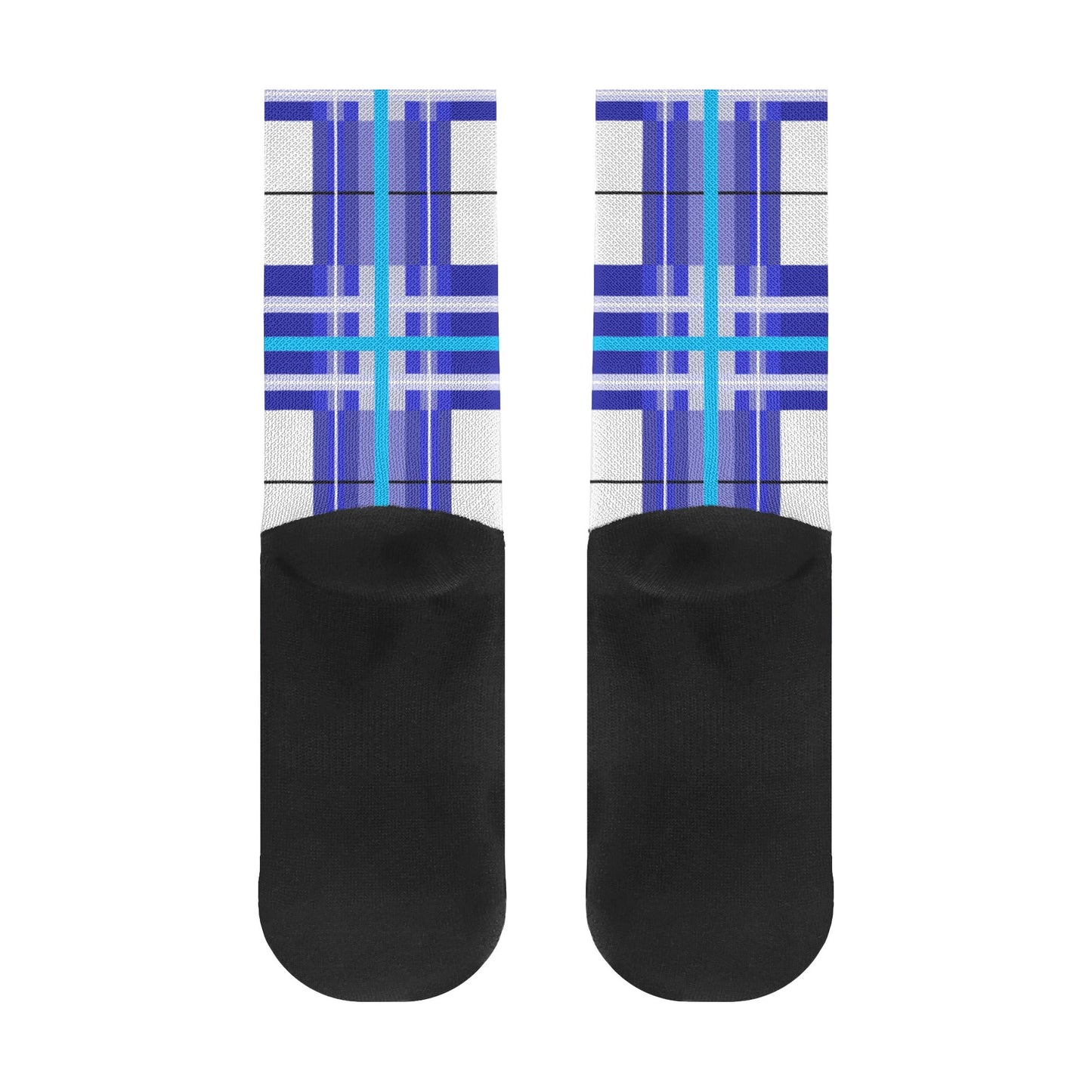 Happy Tartan Crew Socks - Free p&p Worldwide